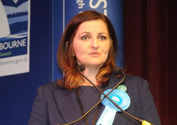 Eastbourne MP Caroline Ansell (Conservative). SUS-150805-075517001