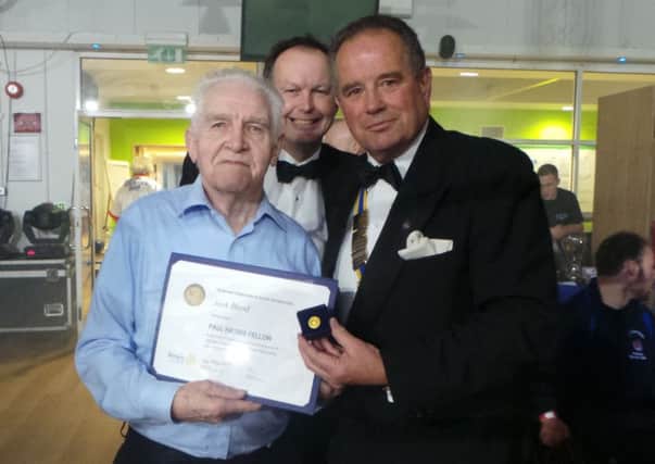 Jack Hood receives Rotary's top honour