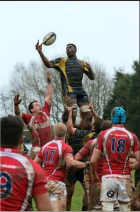 Patrick White in action for Worthing Raiders