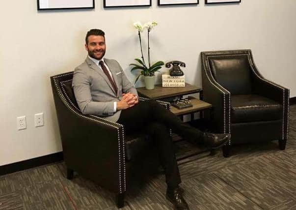 John Sullivan pictured  in the offices at the Craig Tann Group in Las Vegas