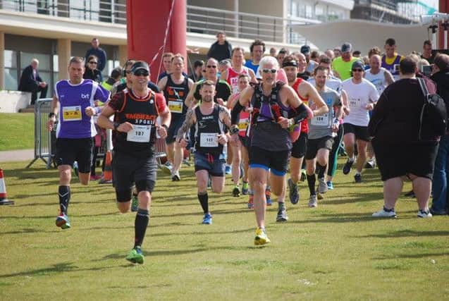 Runners set off in the Starfish Races by the De La Warr Pavilion last year
