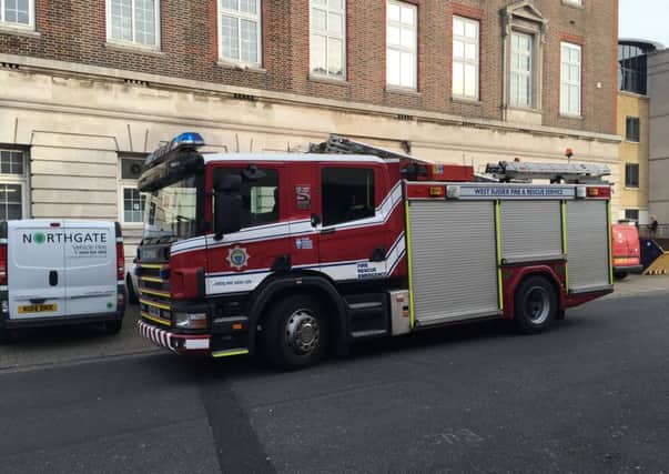 Fire and Rescue at Post Office Worthing 2 SUS-160226-093510001