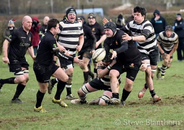 Action from Burgess Hill's 30-17 win over Pulborough. Picture by Steve Blanthorn T02OK91xkdufpShUfphG