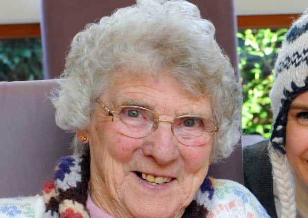 Barbara Palmer, pictured at an Age UK Horsham District event in  early 2013