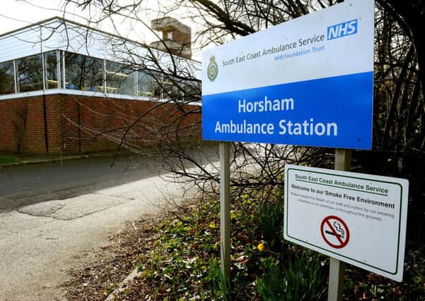Horsham Ambulance Station. 29-02-16. Pic Steve Robards SR1607086 SUS-160229-150828001