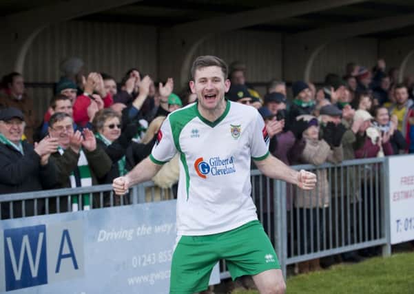 James Crane celebrates the quarter-final win - now fans are getting ready for the semi-final / Picture by Tommy McMillan