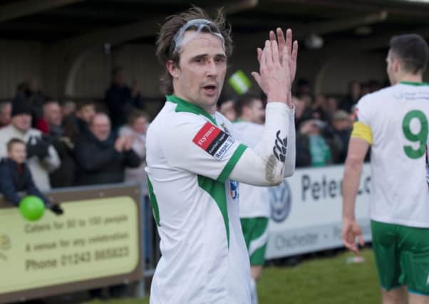 Gary Charman in action for Bognor this season Picture by Tommy McMillian