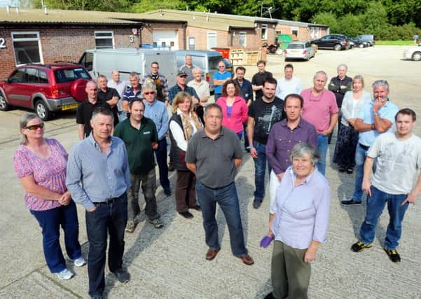 Business owners on the industrial estate at Ebernoe, demonstrated the lack of   broadband or mobile reception last summer