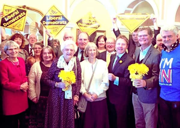 Liberal Democrat supporters at their annual lunch at the Royal Victoria Hotel