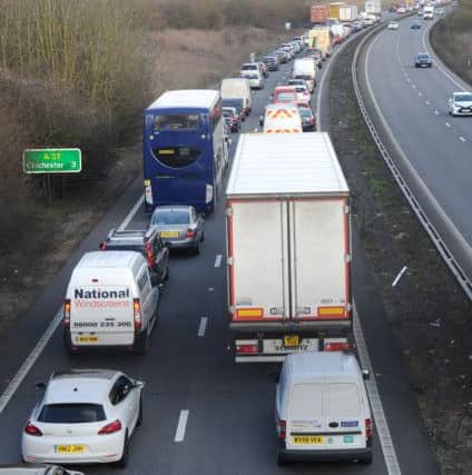 Motorists are well used to sitting in traffic around Chichester