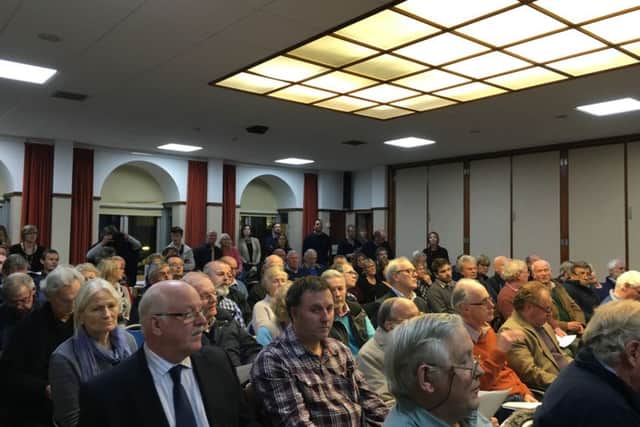 A packed county council meeting where the A27 was the hot topic