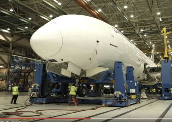 Dreamliner assembled in four minutes