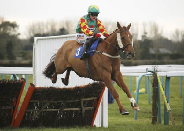 Lil Rockerfeller and Trevor Whelan win the Grade 2 National Spirit Hurdle at Fontwell. Picture: Clive Bennett/polopictures.co.uk
