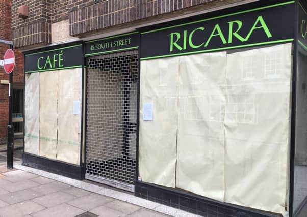 Ricara has moved out South Street with a new restaurant said to be taking over