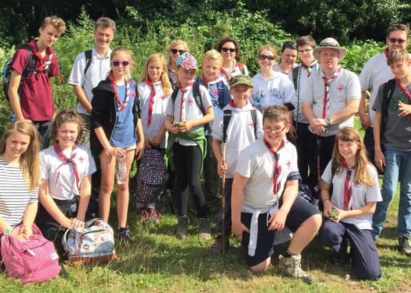 A large team from the 5th/10th Horsham Scouts completed the walk last year and have already announced that they will take part again this time