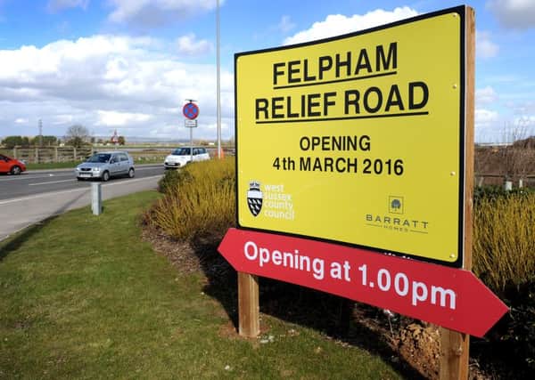 Opening of Felpham relief road by Barratt Homes and WSCC 04-03-16. Pic Steve Robards SR1607550 SUS-160403-155612001
