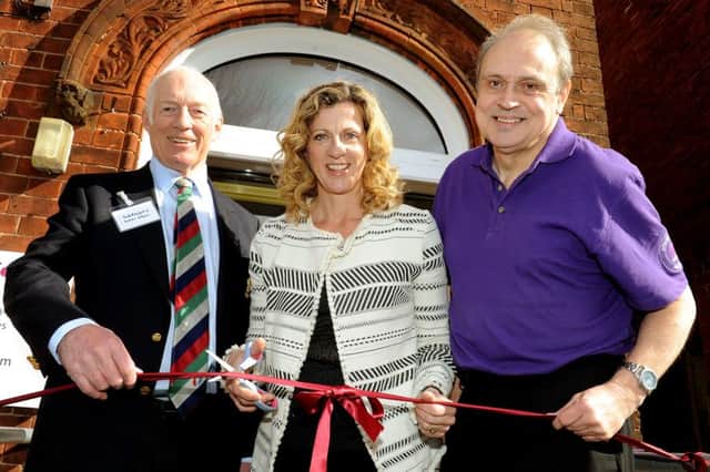 Sally Gunnell performing opening ceremony at Springboard Horsham. Pic Steve Robards  SR1607760 SUS-160703-161750001