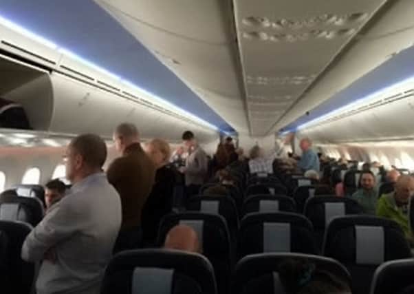 'Abusive' passengers caused the flight from Gatwick Airport to be delayed. Photo: SWNS