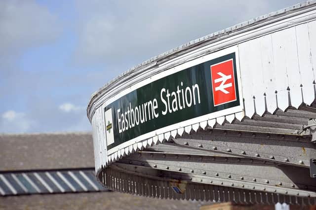 Eastbourne Railway Station SUS-151109-105117001