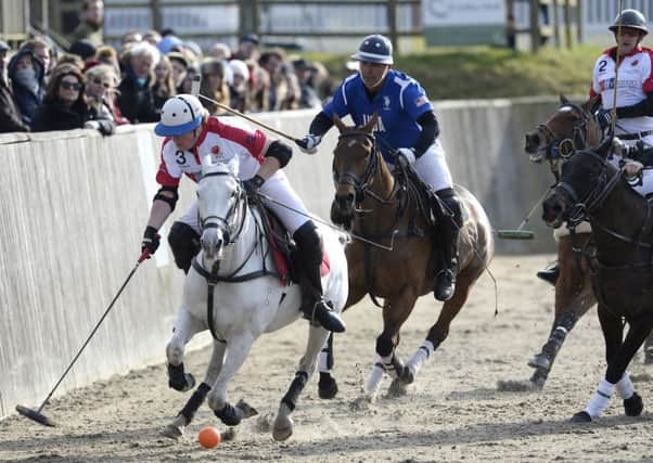 Action from the Bryan Morrison Trophy at Hickstead. Picture by Imagesofpolo.com