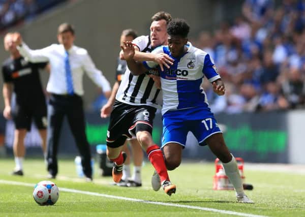 Grimsby take on Bristol Rovers at Wembley in last year's Conference play-off final