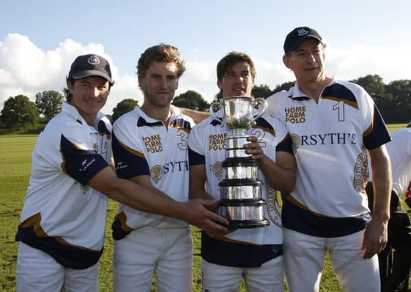 Last year's Last Day Farewell Cup winners at Cowdray / Picture by Clive Bennett - www.polopictures.co.uk