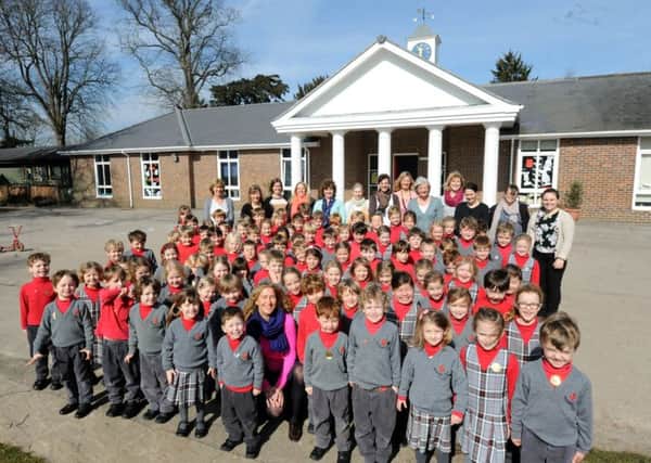 Staff and pupils at Westbourne preprep all delighted that work to repair the fire damaged building has been completed. All pics Kate Shemilt ks16000516-1 SUS-160315-201700008