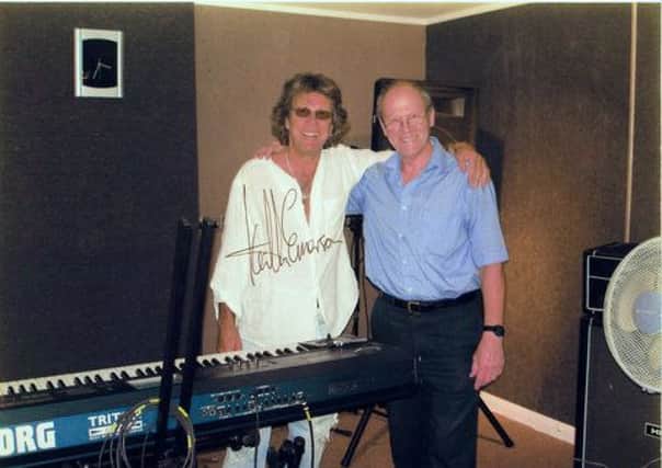 Keith Emerson with Findon resident Lyle Milner