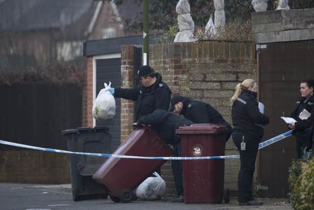 Two men have been arrested on suspicion of murder after a teenager found with serious stab wounds and dies