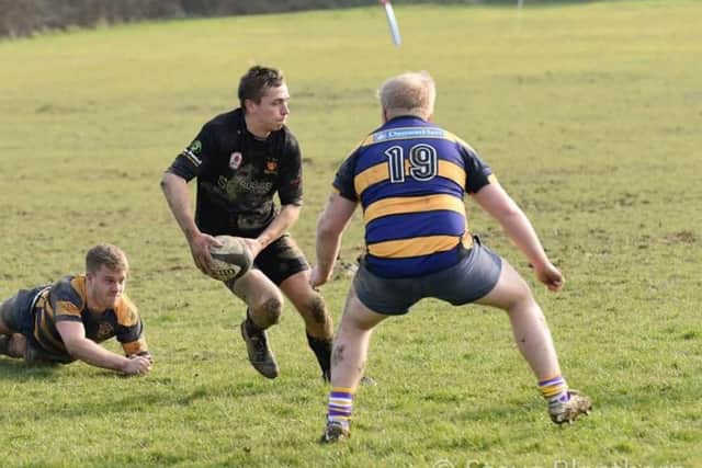 Action from Burgess Hill's league and cup double header win vs Uckfield.  
Final score 22-17. Picture by Steve Blanthorn. Bk0tKdZswDQRW0d2yheb