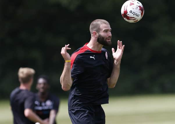 Joe McNerney in action during pre-season training. Picture by James Boardman SUS-150713-180557002