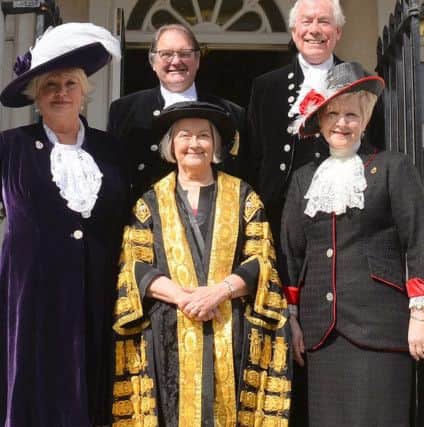 High Sheriff Sussex swearing in ceremony March 2015, Denise (left)