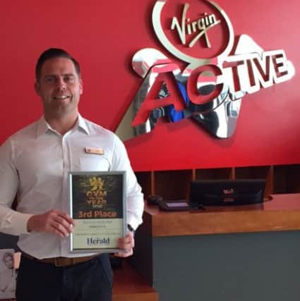 Daniel Forster, general manager at Virgin Active Rustington, which came third