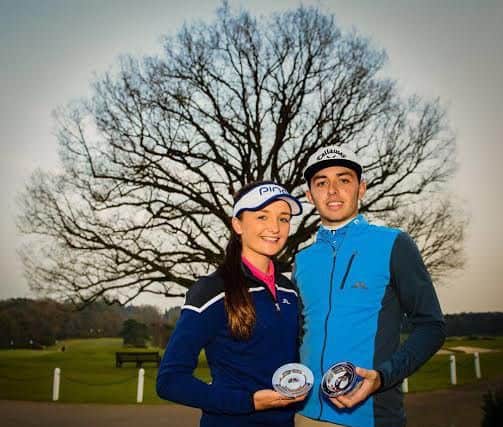 Sunningdale winning pair Sophie Lamb and Marco Penge
