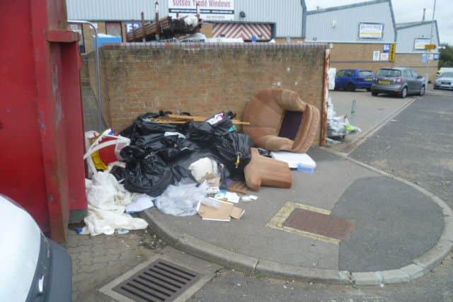 Jamie Tanner admitted to illegally dumping waste in Peacehaven. SUS-160315-172117001