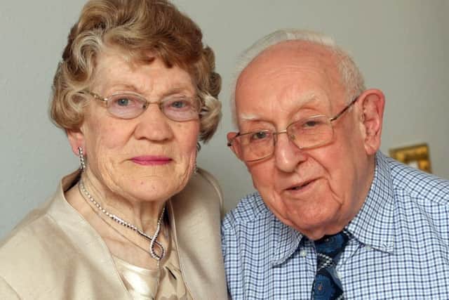 Littlehampton couple Margaret and Harvey Sacree celebrate their 60th wedding anniversary today DM1616452a