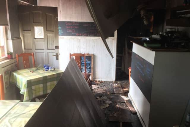 A fire at Caffe Martini left the owners heart-broken. Photo by Danielle Martinaj