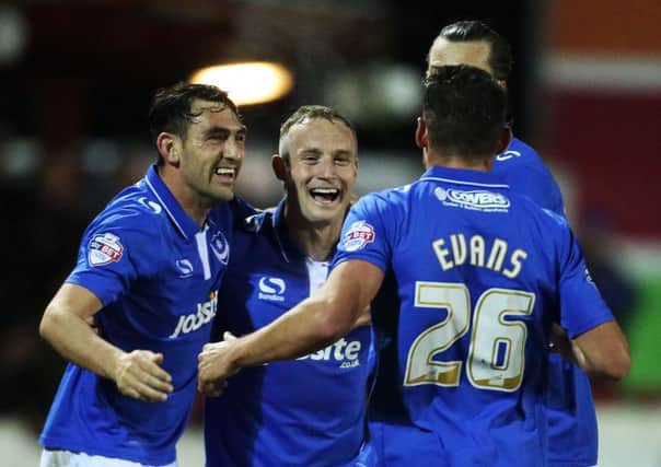 Ben Davies remains keen to stay at Pompey. Picture: Joe Pepler