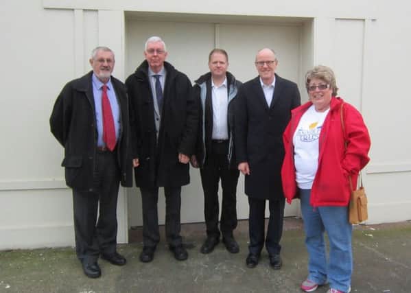 MP Nick Gibb, second right, with Bognor Pier Trust members