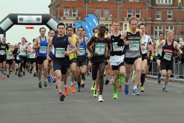 The 2016 Hastings Half Marathon will take centre stage this morning
