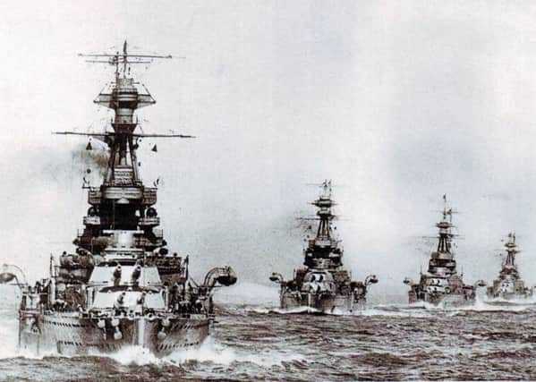 The Grand Fleet. Picture courtesy of The National Museum of the Royal Navy.
