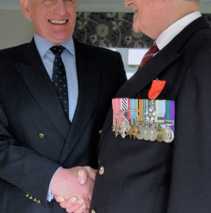John Bell from Storrington recieves the Legion d'Honneur - picture submitted