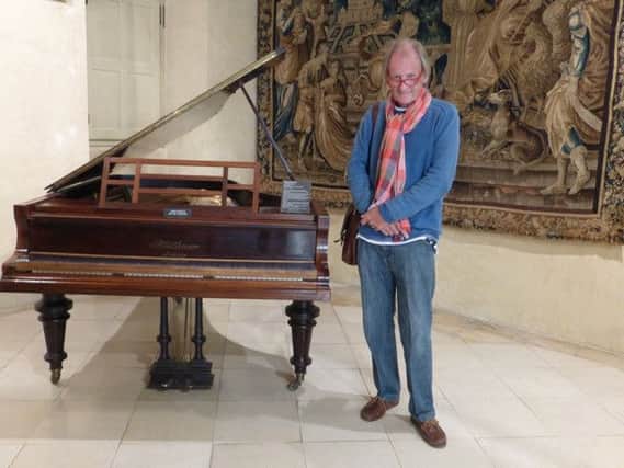 Author Michael Ockenden visited the museum at Brive-la-Gaillarde, where the Eastbourne piano has pride of place in the entrance