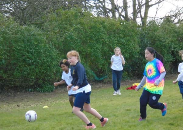 North Lancing Primary School ran a football competition, involving more than 150 children