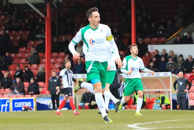 Jason Prior in action at Grimsby / Picture by Tim Hale
