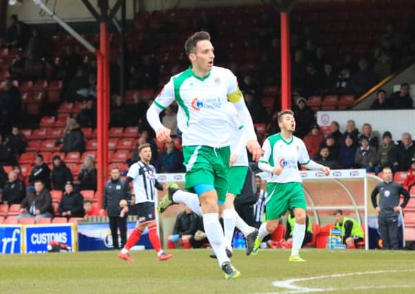 Jason Prior in action at Grimsby / Picture by Tim Hale