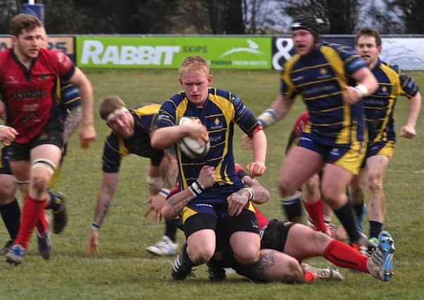 Action from Raiders' game with Redruth on Saturday