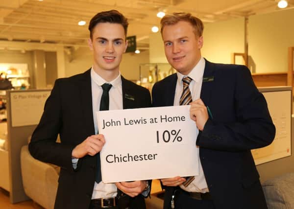 Chris Mundy and Sam Hart - Partners from John Lewis at Home, Chichester