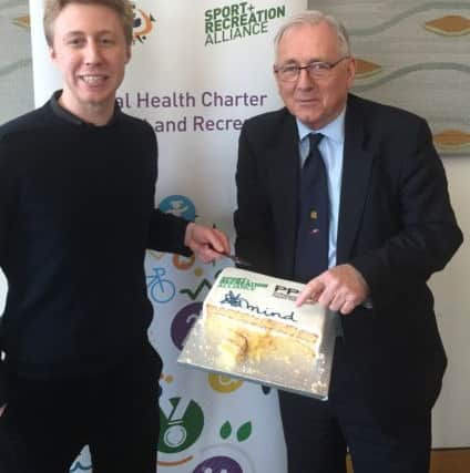 Sir Peter Bottomley supports mental health charter for sport and recreation SUS-160321-135205001