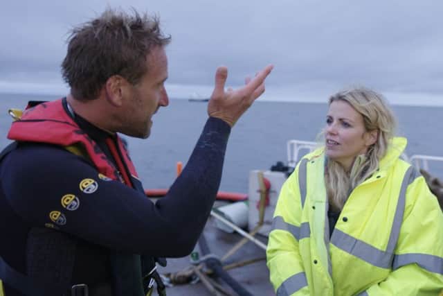 Presenters on the ITV documentary, Ben Fogle and Ellie Harrison